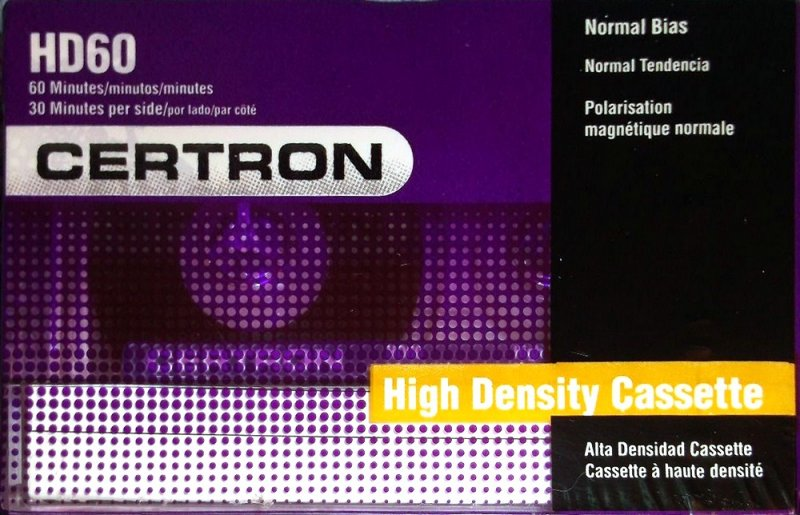 Compact Cassette:  Certron - HD 60