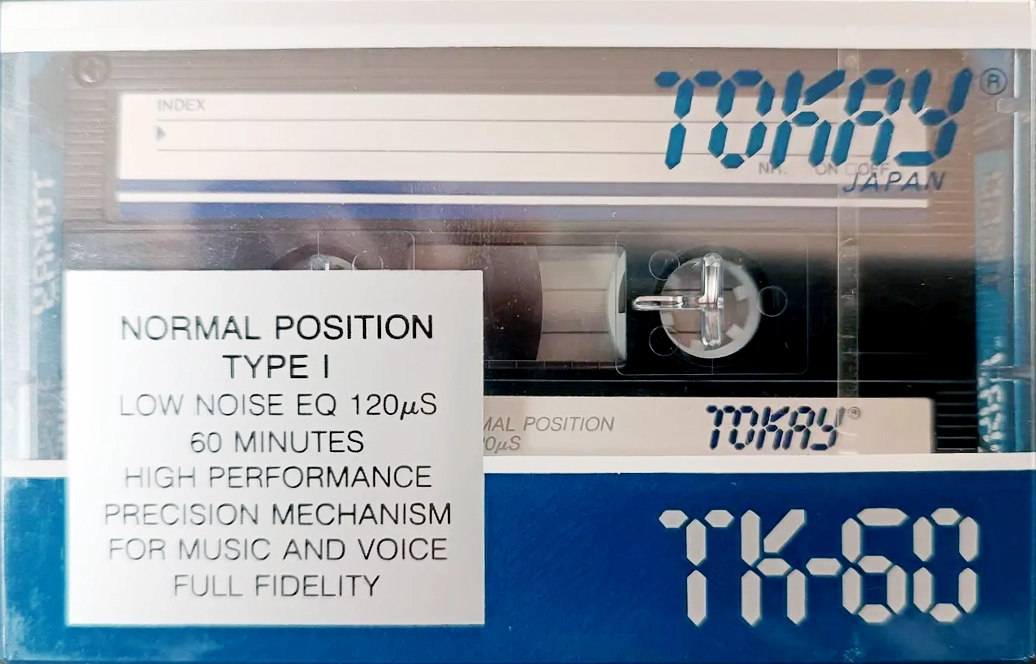 Compact Cassette Tokay 60 "TK" Type I Normal USA