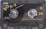 Compact Cassette AXIA Box 2 74 "BOX2A 74" Type II Chrome 1995 Japan