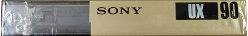 Compact Cassette Sony UX 90 Type II Chrome 1989 Japan