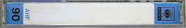Compact Cassette CBS / Sony AHF 90 Type I Normal 1980 Japan