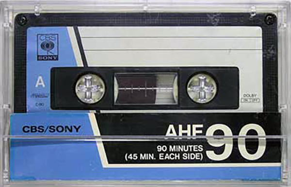 Compact Cassette CBS / Sony AHF 90 Type I Normal 1980 Japan