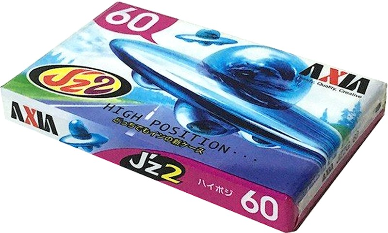 Compact Cassette AXIA J`z 2 60 "JZ2G 60" Type II Chrome 1997 Japan