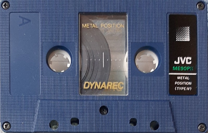 Compact Cassette JVC Metal / ME 90 "Dynarec ME90PII" Type IV Metal 1983 USA