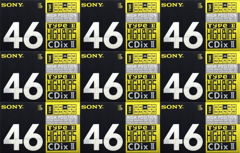 Compact Cassette: Sony  - CDix II 46