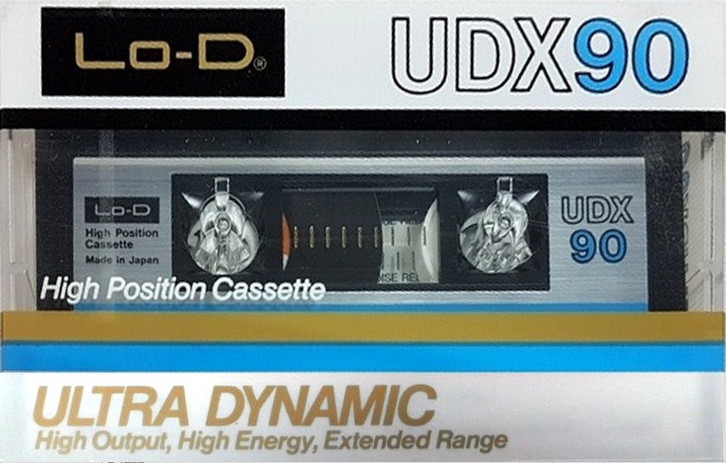 Compact Cassette Lo-D UDX 90 Type II Chrome 1984 Japan
