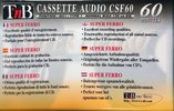 Compact Cassette TnB CSF 60 Type I Normal 1994 Europe