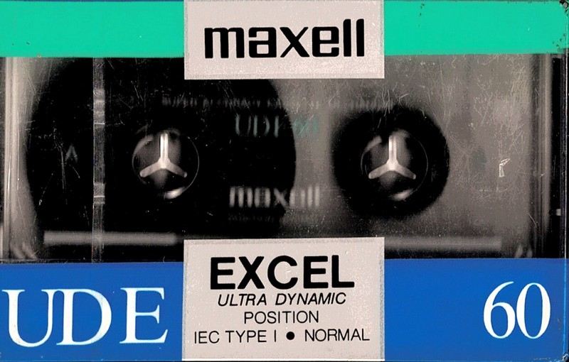 Compact Cassette Maxell UDE 60 "EXCEL" Type I Normal 1988 Indonesia