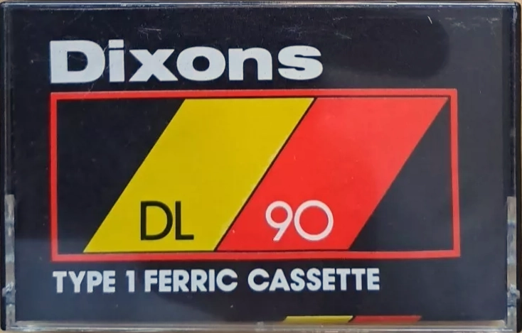 Compact Cassette Dixons DL 90 Type I Normal 1979 UK