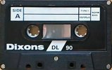 Compact Cassette Dixons DL 90 Type I Normal 1979 UK