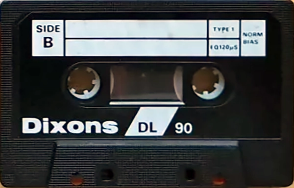 Compact Cassette Dixons DL 90 Type I Normal 1979 UK