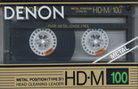 Compact Cassette Denon HD-M 100 Type IV Metal 1988 Europe, USA