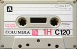 Compact Cassette Columbia 1H 120 Type I Normal 1976 Japan