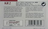 Compact Cassette Sunkai KR2 90 Type II Chrome 1988 Europe