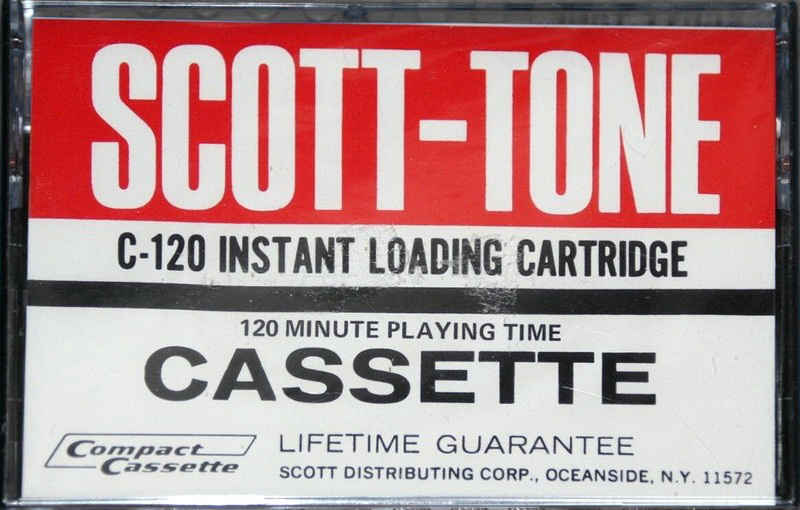 Compact Cassette Scott-Tone 120 Type I Normal USA