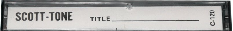 Compact Cassette Scott-Tone 120 Type I Normal USA