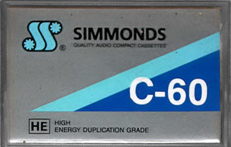 Compact Cassette Simmonds 60 Type I Normal Germany