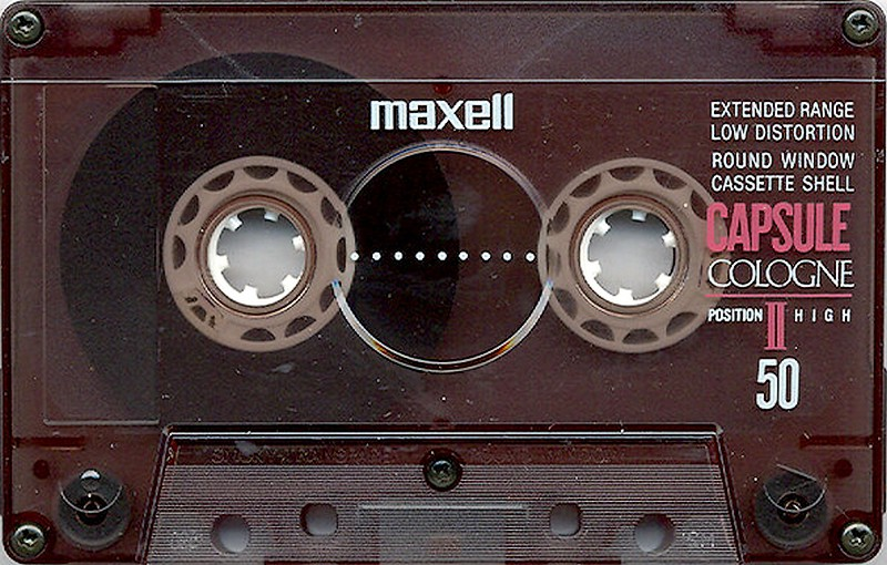 Compact Cassette Maxell Capsule II 50 "Cologne" Type II Chrome 1990 Europe