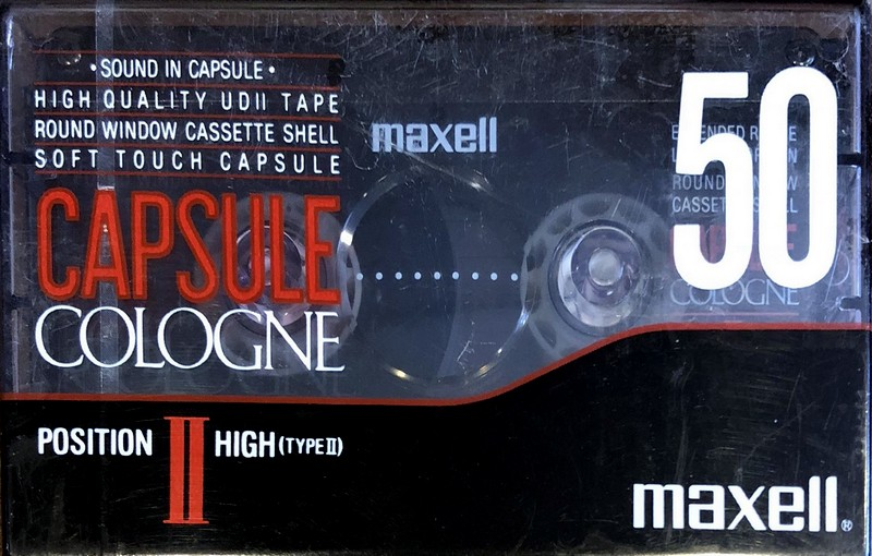 Compact Cassette Maxell Capsule II 50 "Cologne" Type II Chrome 1990 Europe