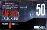 Compact Cassette Maxell Capsule II 50 "Cologne" Type II Chrome 1990 Europe