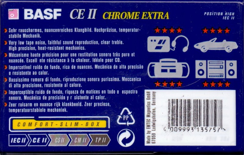 Compact Cassette: BASF  - CE II 90