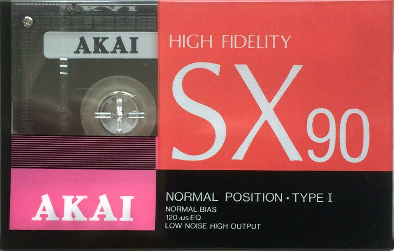 Compact Cassette Akai SX 90 Type I Normal 1990 Europe