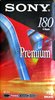 VHS, Video Home System Sony Premium 180 Type I Normal 1999 Europe