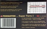 Compact Cassette Permaton Super Ferro I 90 Type I Normal 1987 Europe