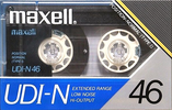 Compact Cassette Maxell UDI-N 46 Type I Normal 1985 Japan