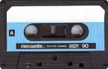 Compact Cassette Maxwelle 90 "HOP" Type I Normal Hong Kong