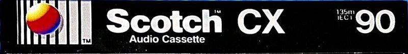 Compact Cassette Scotch CX 90 Type II Chrome 1990 North America