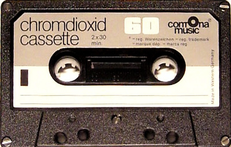 Compact Cassette Contona Music 60 Type II Chrome 1981 Europe
