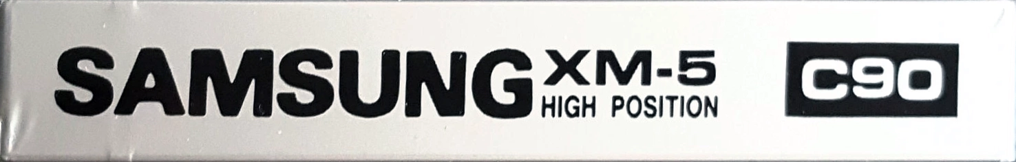 Compact Cassette Samsung XM-5 90 Type II Chrome 1985 Europe