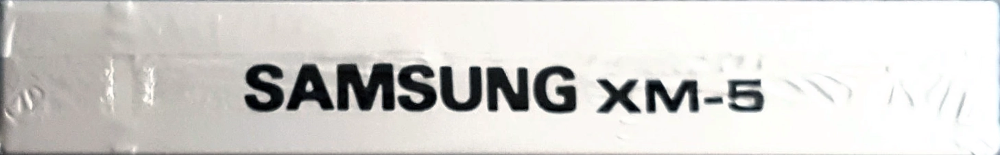 Compact Cassette Samsung XM-5 90 Type II Chrome 1985 Europe