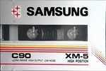 Compact Cassette Samsung XM-5 90 Type II Chrome 1985 Europe