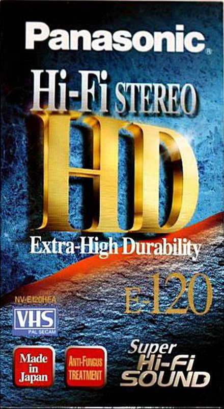 VHS, Video Home System: Matsushita Panasonic - Hi-Fi Stereo 120