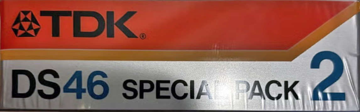 2 pack TDK DS 46 "DS-46X2" Type I Normal 1984 Japan