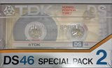 2 pack TDK DS 46 "DS-46X2" Type I Normal 1984 Japan