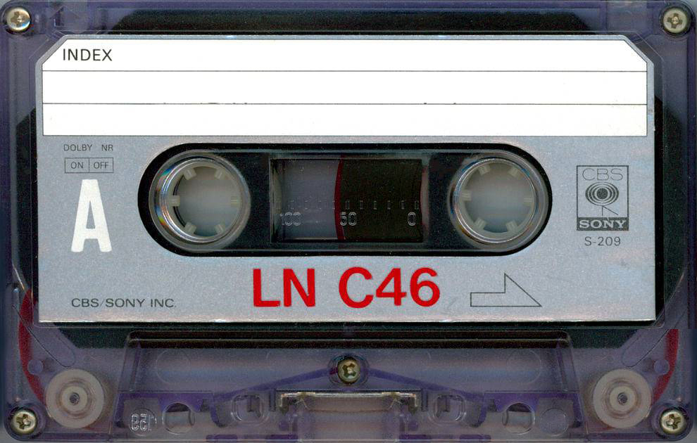 Compact Cassette CBS / Sony LN 46 Type I Normal 1979 Japan