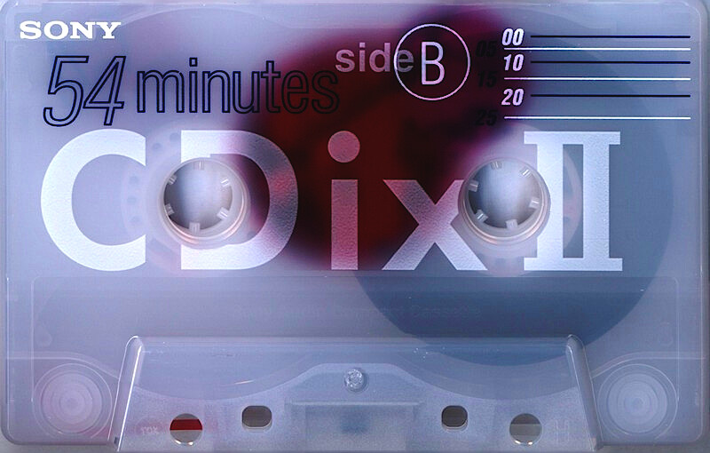 Compact Cassette Sony CDix II 54 "C-54CDX2F" Type II Chrome 1998 Japan