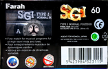 Compact Cassette Farah SG I 60 Type I Normal China