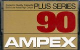 Compact Cassette Ampex Plus Series 90 Type I Normal 1978 Brazil