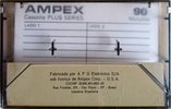 Compact Cassette Ampex Plus Series 90 Type I Normal 1978 Brazil