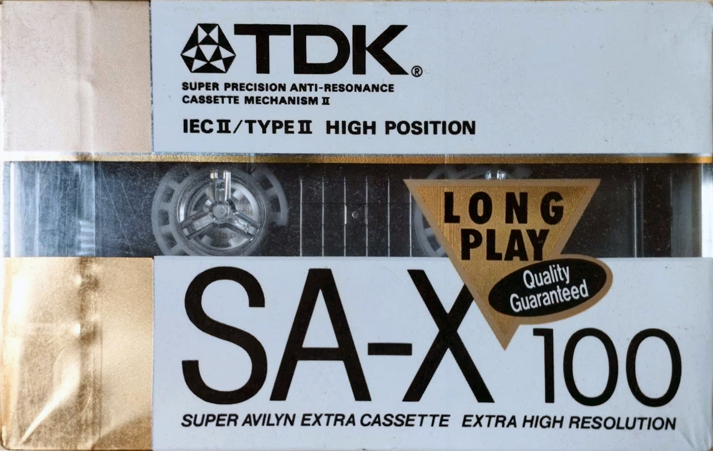 Compact Cassette TDK SA-X 100 Type II Chrome 1988 Australia, Europe