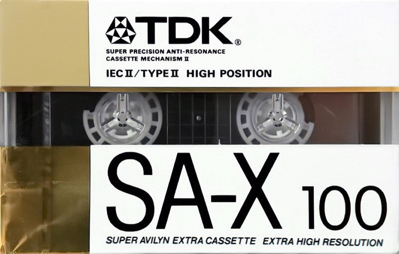 Compact Cassette: TDK  - SA-X 100