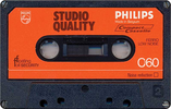 Compact Cassette Philips Studio Quality 60 Type I Normal 1978 Europe