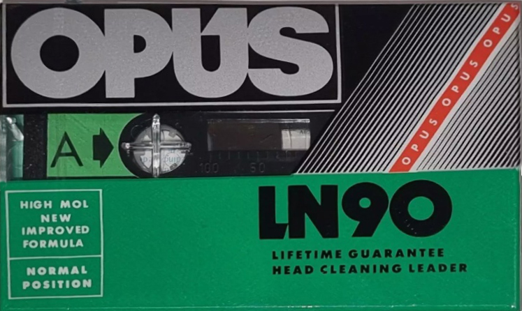 Compact Cassette Opus LN 90 Type I Normal 1981 Australia