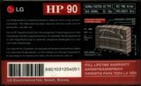 Compact Cassette LG HP 90 Type I Normal 1995 Europe