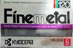 Video8, Hi8, Digital8 Kyocera 120 "Finemetal" Type IV Metal North America