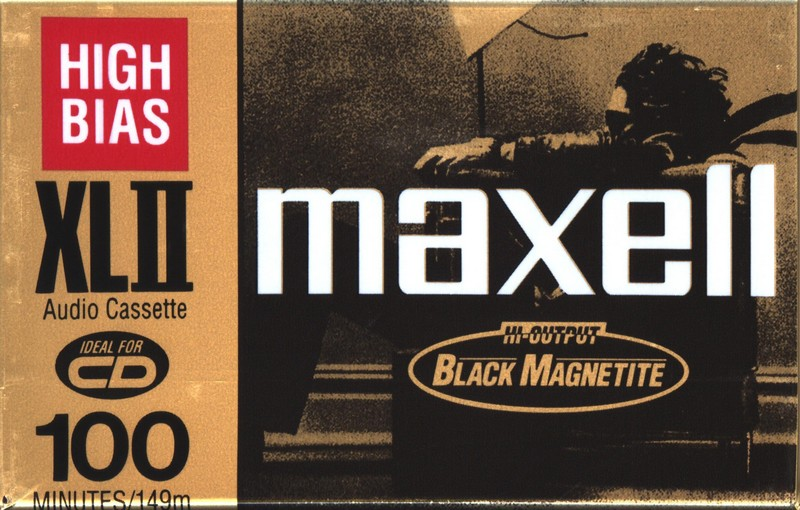 Compact Cassette Maxell XLII 100 Type II Chrome 1996 North America